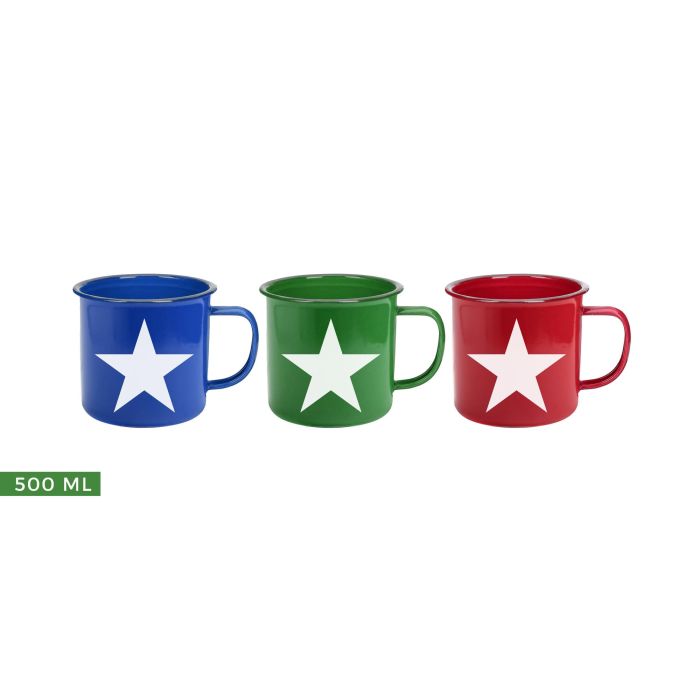 Taza esmaltada Privilege 500 ml - Varios colores y diseños (24 Unidades) 5 Taza esmaltada Privilege 500 ml - Varios colores y diseños (24 Unidades) 5