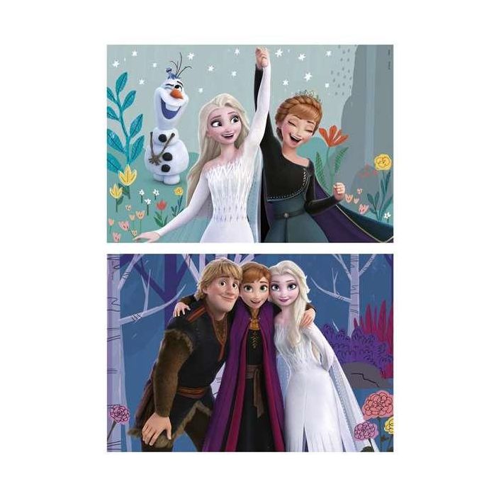Educa Puzzle 2x25 piezas Frozen 1