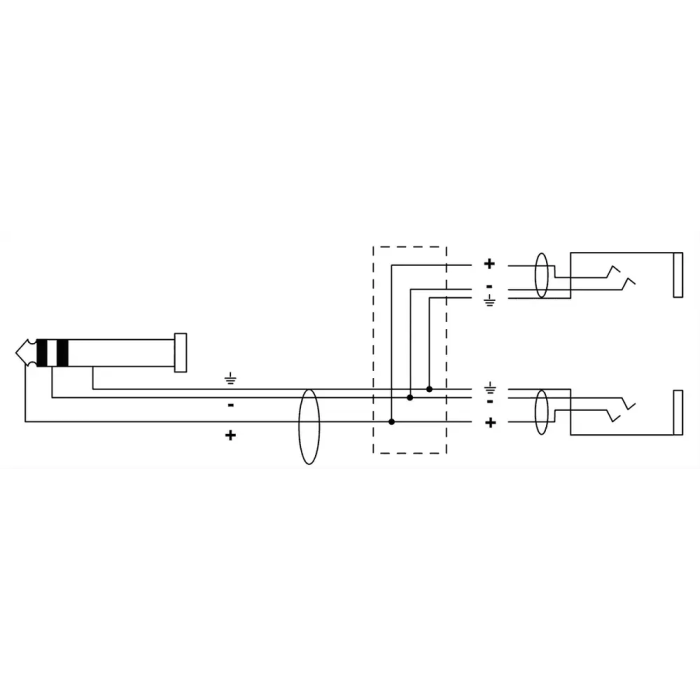 Cordial Cable Y Jack Estéreo/2 Jack Estéreo Hembra 30 Centimetros 1 Cordial Cable Y Jack Estéreo/2 Jack Estéreo Hembra 30 Centimetros 1