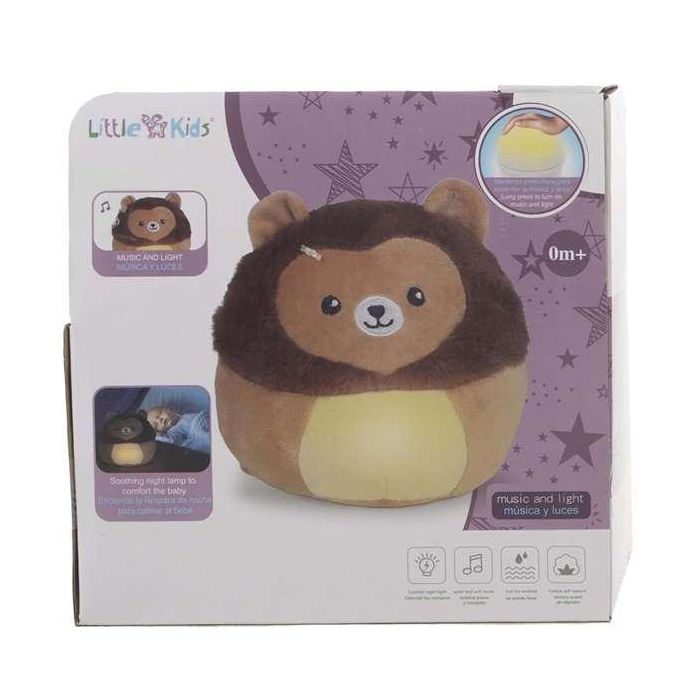 Creaciones Llopis Peluche León Calmante con Luz y Música 24 cm 2