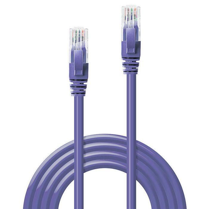 Lindy 0.3m Cat.6 U/UTP Network Cable, Purple 1 Lindy 0.3m Cat.6 U/UTP Network Cable, Purple 1