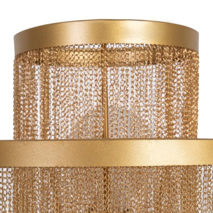 Lámpara Mesa Oro Metal 30 X 30 X 50 cm