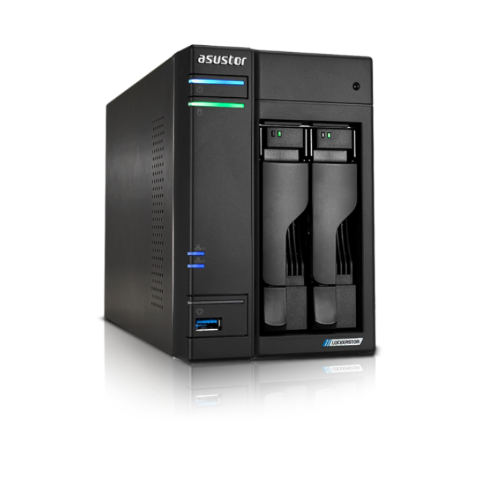 Asustor AS6702T LOCKERSTOR 2 Gen2 NAS Escritorio, Intel Celeron N5105, 4GB DDR4 2933MHz, 2.5GbE, para HDD/SSD y M.2, Negro Asustor AS6702T LOCKERSTOR 2 Gen2 NAS Escritorio, Intel Celeron N5105, 4GB DDR4 2933MHz, 2.5GbE, para HDD/SSD y M.2, Negro