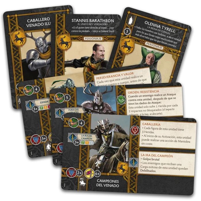 Canción de Hielo y Fuego Juego de Mesa: Cartas Baratheon (Edición Pre-2021) y Misiones 1 Canción de Hielo y Fuego Juego de Mesa: Cartas Baratheon (Edición Pre-2021) y Misiones 1