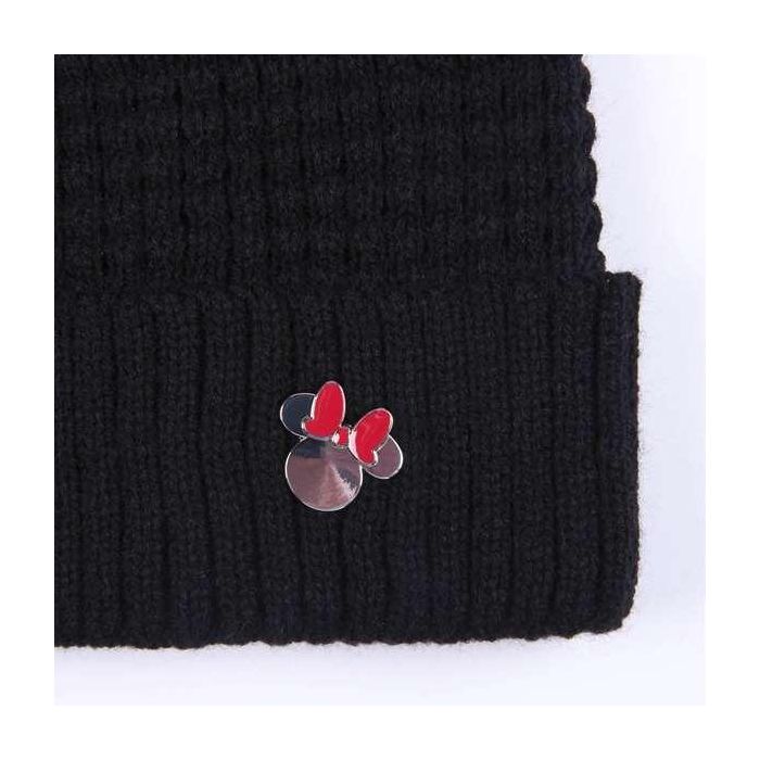 Gorro tricot pompom minnie 3 Gorro tricot pompom minnie 3