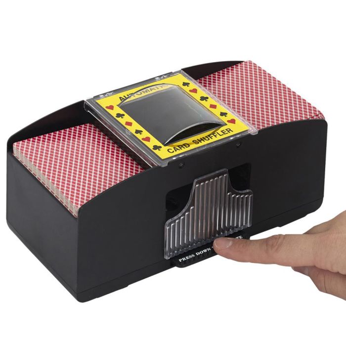 Mister Gadget Barajador De Cartas Automático Casino Mezcla Hasta Dos Barajas 2