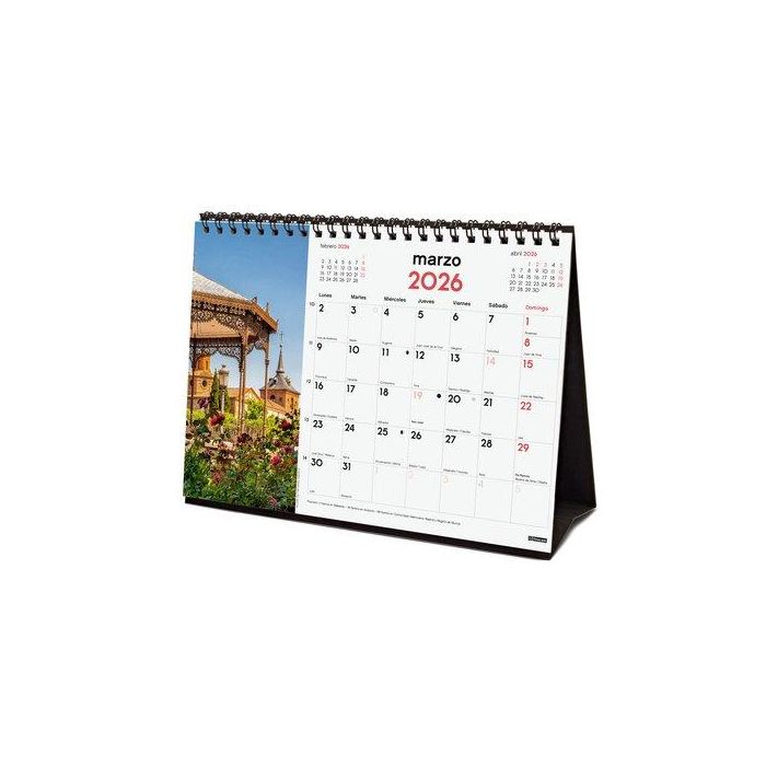 Calendario (2026) Finocam Sobremesa Imagenes Mensual Para Escribir S 210X150 Ciudades Con Encanto