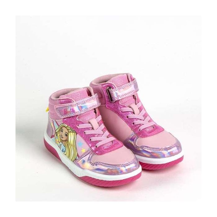Deportiva suela pvc con luces barbie t029