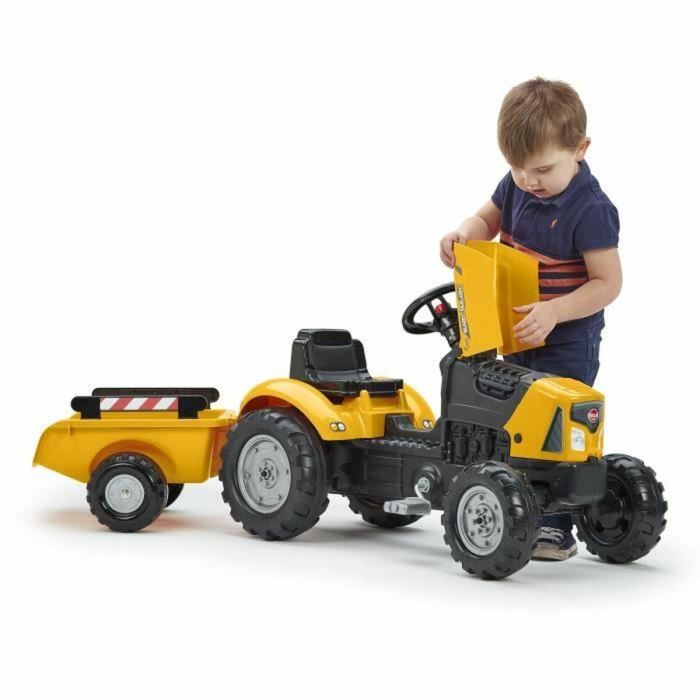 Falk FAL3016202035129 Tractor de Pedales Infantil SuperBuilder con Capó Abatible y Remolque, ideal para niños de 2 a 5 años 2 Falk FAL3016202035129 Tractor de Pedales Infantil SuperBuilder con Capó Abatible y Remolque, ideal para niños de 2 a 5 años 2