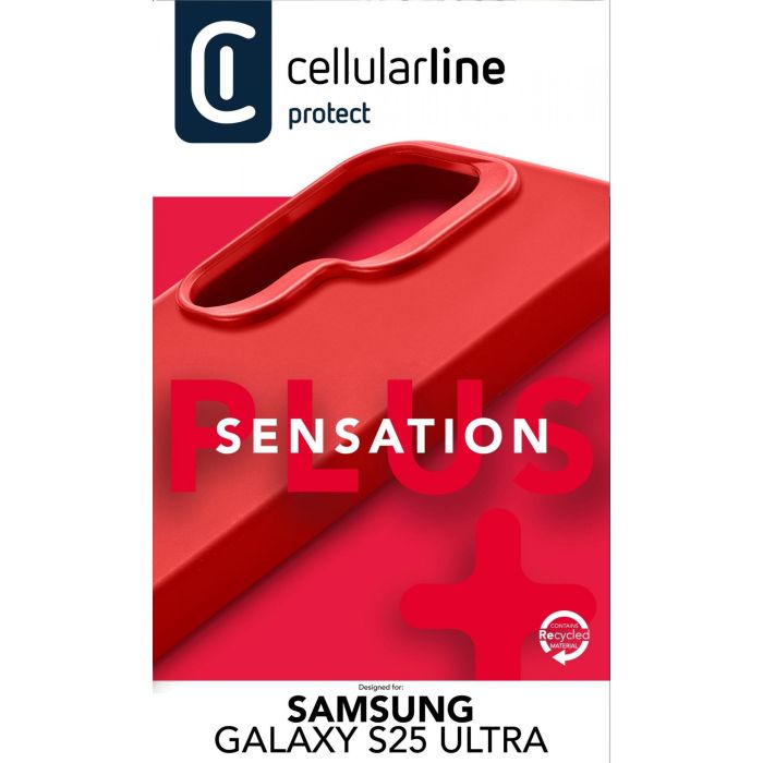 Cellularline Sensation Case fr Samsung S25 Ultra Red 1