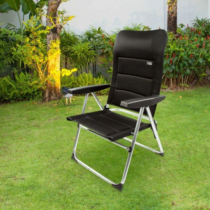 Silla de playa aluminio plegable acolchado deluxe multiposiciones 49x59x105cm 5 Silla de playa aluminio plegable acolchado deluxe multiposiciones 49x59x105cm 5