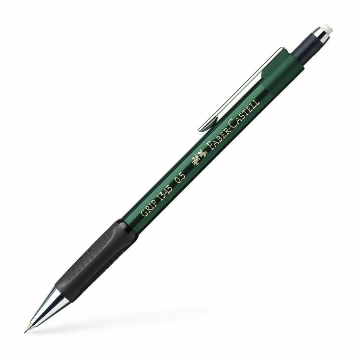 Portaminas Faber-Castell Grip 1345 Verde 0,5 mm (12 Unidades) 1