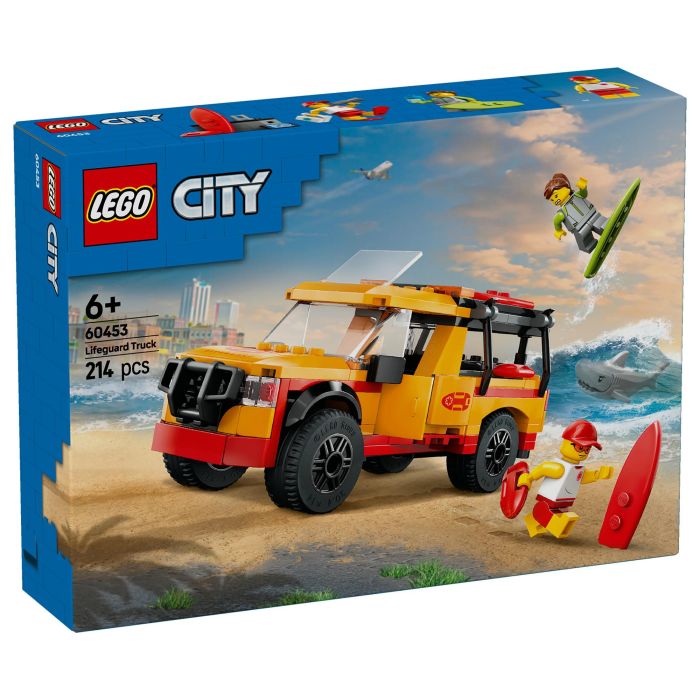 Lego City 60453 Vehículo de Rescate en la Playa Juguete para Niños de 6 Años con Tiburón 2