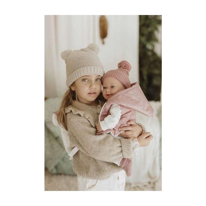 Muñeca elegance 45 cm adi rosa c/mochila (muñeco de peso) 29