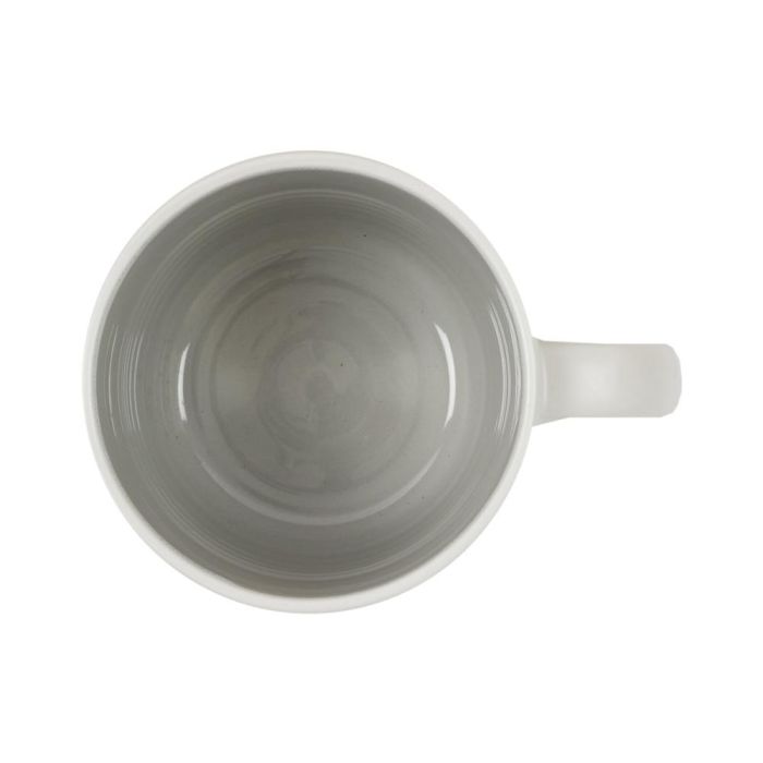 Home Deco Factory Mug Cerámica 400 Ml Gris Bicolor 2