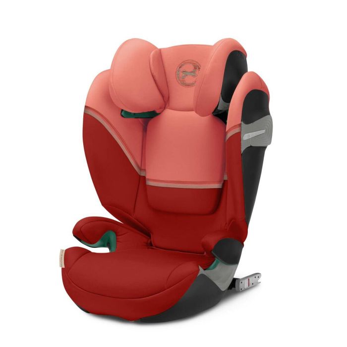 CYBEX - Silla de coche evolutiva Isofix Gr 2/3 - Solution S2 i-Fix - Rojo Hibisco