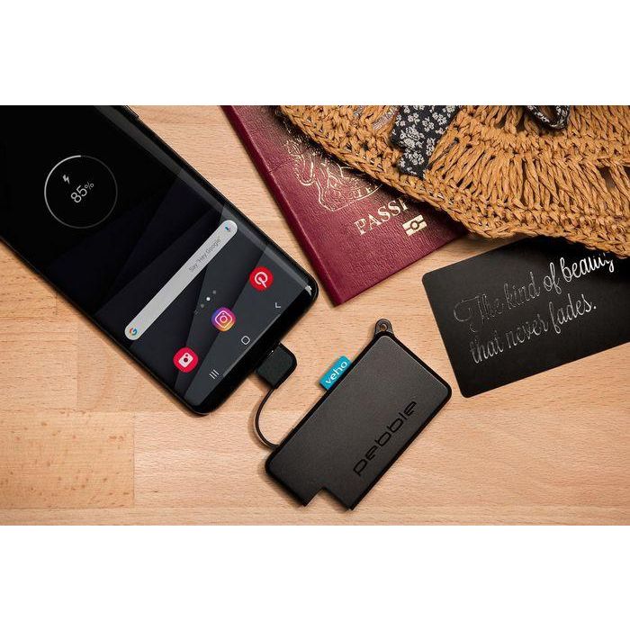 Veho Pebble Pokket 1000mAh micro size keyring Power Bank - Black 7 Veho Pebble Pokket 1000mAh micro size keyring Power Bank - Black 7