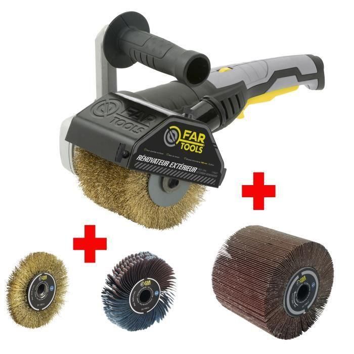 Paquete Fartools Rex120C Renovador Exterior + Cepillo de Alambre de Precisión + Cepillo de Nylon Abrasivo de Precisión 0 Paquete Fartools Rex120C Renovador Exterior + Cepillo de Alambre de Precisión + Cepillo de Nylon Abrasivo de Precisión 0