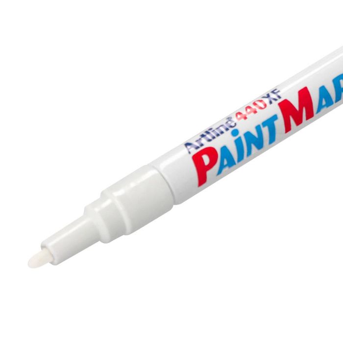 Rotulador Artline Marcador Permanente Ek-440 Xf Blanco Punta Redonda 1.2 mm Metal Caucho Y Plastico 12 unidades 3