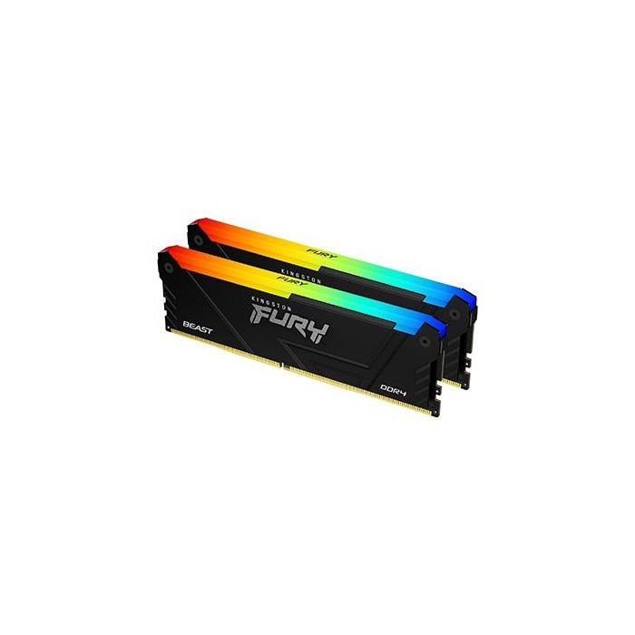 Kingston Technology FURY Beast RGB módulo de memoria 64 GB 2 x 32 GB DDR4 3600 MHz 0 Kingston Technology FURY Beast RGB módulo de memoria 64 GB 2 x 32 GB DDR4 3600 MHz 0