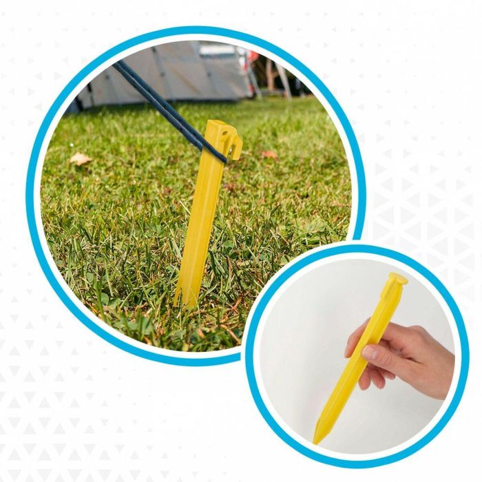 Piquetas para camping Aktive 6 Piezas (24 Unidades) 1 Piquetas para camping Aktive 6 Piezas (24 Unidades) 1