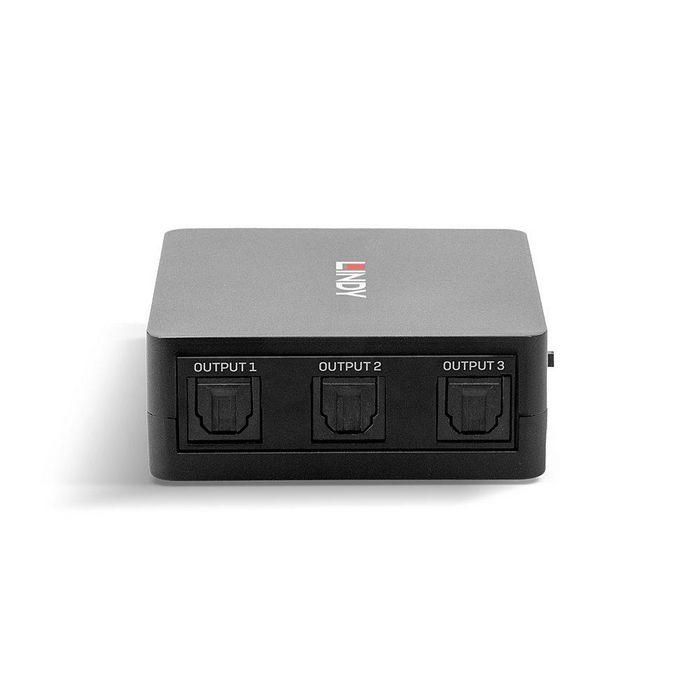 Lindy Splitter Audio Óptico TosLink de 3 Puertos - Divisor Digital SPDIF Compatible Dolby Digital/DTS/LPCM 2 Lindy Splitter Audio Óptico TosLink de 3 Puertos - Divisor Digital SPDIF Compatible Dolby Digital/DTS/LPCM 2