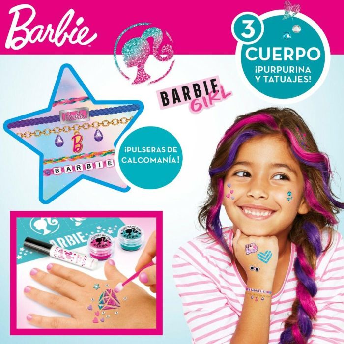 Set de Belleza Barbie Sparkling 2 x 13 x 2 cm 3 en 1 1 Set de Belleza Barbie Sparkling 2 x 13 x 2 cm 3 en 1 1