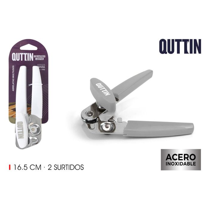 Quttin Abrelatas Multiusos Tenaza, 16.5x6x6 cm, 135 g (12 Unidades) Quttin Abrelatas Multiusos Tenaza, 16.5x6x6 cm, 135 g (12 Unidades)