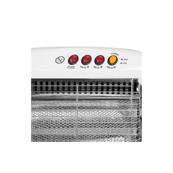 Estufa Halógena Orbegozo BP 0303 B/ 3 niveles de potencia/ 1200W 3 Estufa Halógena Orbegozo BP 0303 B/ 3 niveles de potencia/ 1200W 3