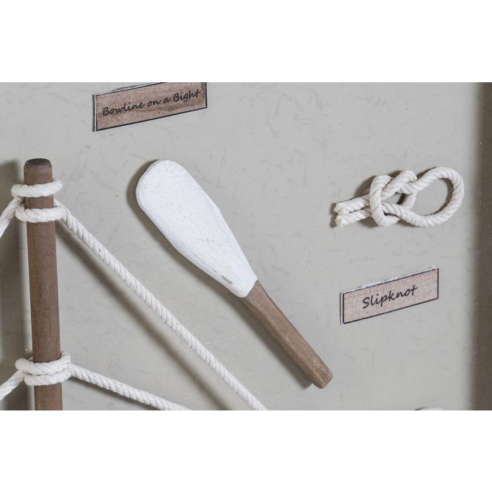 DKD Home Decor Cuadro Marino dandou 26 Beige Natural 4 x 45 x 59 cm (2 Unidades)