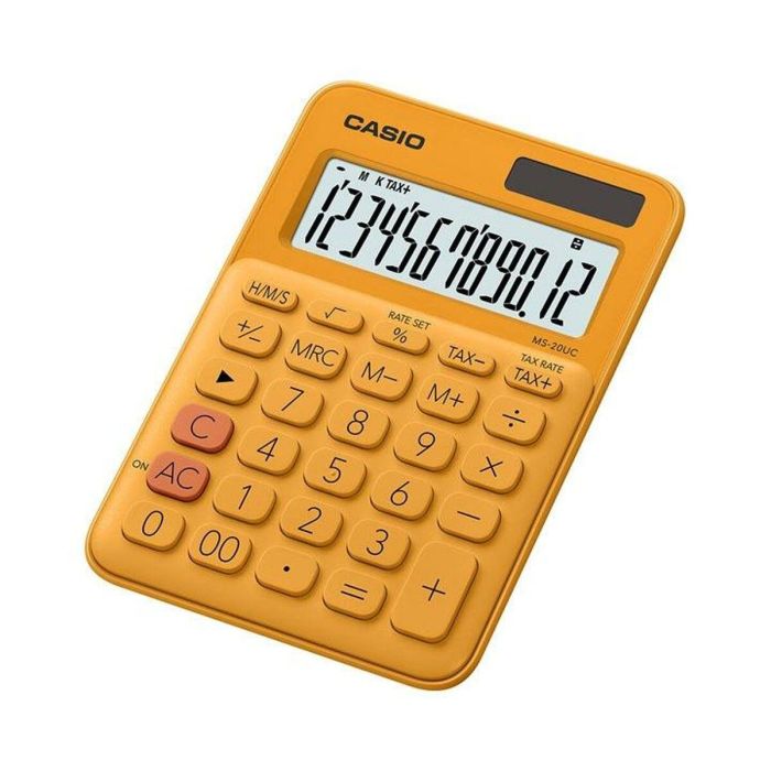 Calculadora Casio MS-20UC 2,3 x 10,5 x 14,95 cm Naranja (10 Unidades) 1 Calculadora Casio MS-20UC 2,3 x 10,5 x 14,95 cm Naranja (10 Unidades) 1