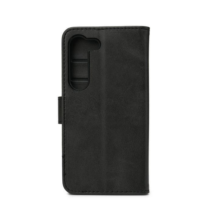 eSTUFF Funda Billetera de Piel PU para Samsung Galaxy S25 WALES, Negra con Soporte y Ranuras para Tarjetas 2