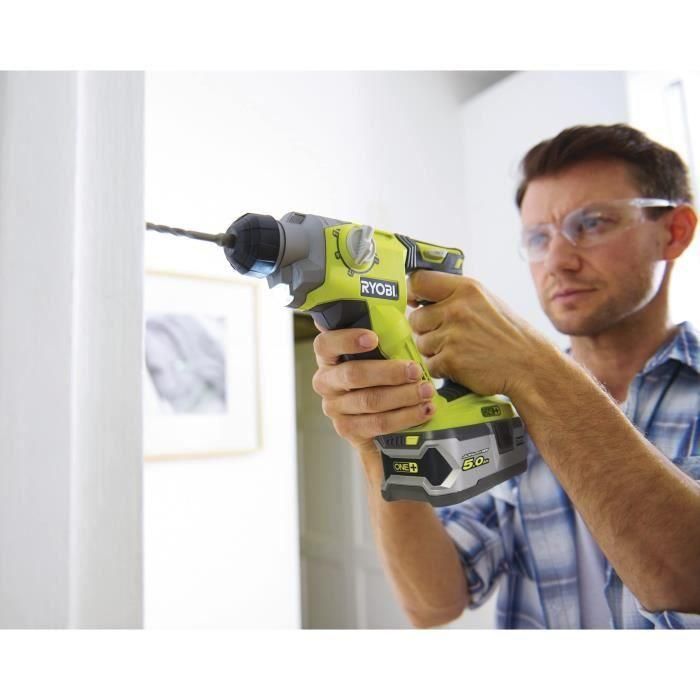 RYOBI 2 baterías 18V 5Ah + cargador ultra rápido 5.0 A 1