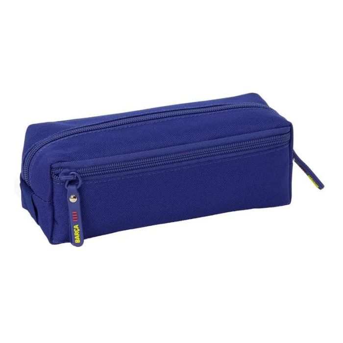 Safta Estuche Escolar Portatodo Triple F.C. Barcelona 1ª Equipación 25/26 con Goma Elástica y 3 Cremalleras 22 cm 1