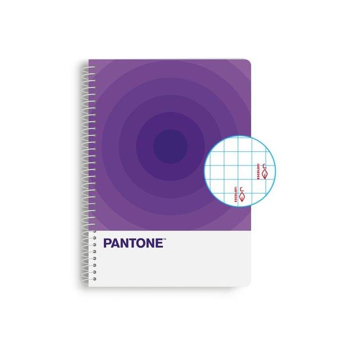 Bloc Escolofi Pantone Moods A4 80H Cuadric.4X4 90G Focus 5 unidades