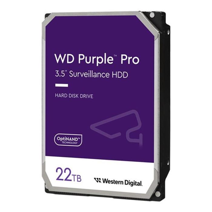 Western Digital Purple Pro disco duro interno 22 TB 7200 RPM 512 MB 3.5" Serial ATA III Western Digital Purple Pro disco duro interno 22 TB 7200 RPM 512 MB 3.5" Serial ATA III