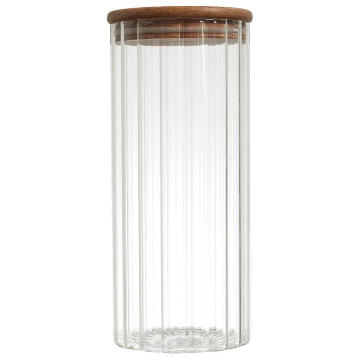 Bote Con Tapa Acacia 1,1 L Home Deco Factory