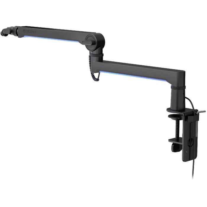 ENDORFY Mikrofonhalterung Broadcast Low Profile RGB Boom Arm (schwarz. fr Mikrofone bis 2kg. LED-Hintergrundbeleuchtung) 11