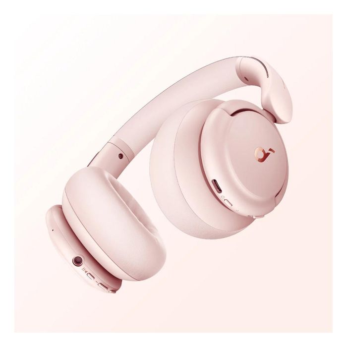 Anker Soundcore Life Q30 A3028051 - Auriculares Inalámbricos Diadema con Reducción de Ruido Activa (ANC), Batería 60h, Bluetooth 5.3, Color Rosa Sakura Pink 2