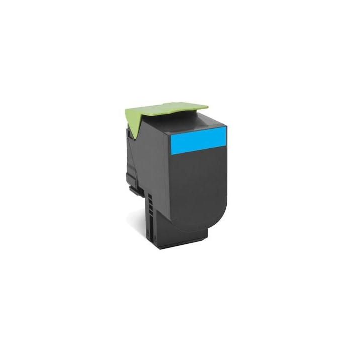 Lexmark 80C2SCE Tóner Cian original de rendimiento estándar, 2.000 páginas, para CX310, CX410, CX510
