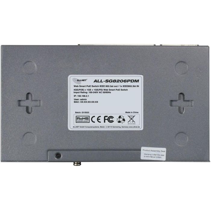 6P ALLNET ALL-SG8206PDM POE M 2