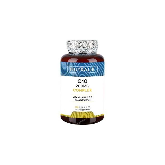 Nutralie Q10 Complex 250Mg + Vitamina C E Y B2 120 Cápsulas