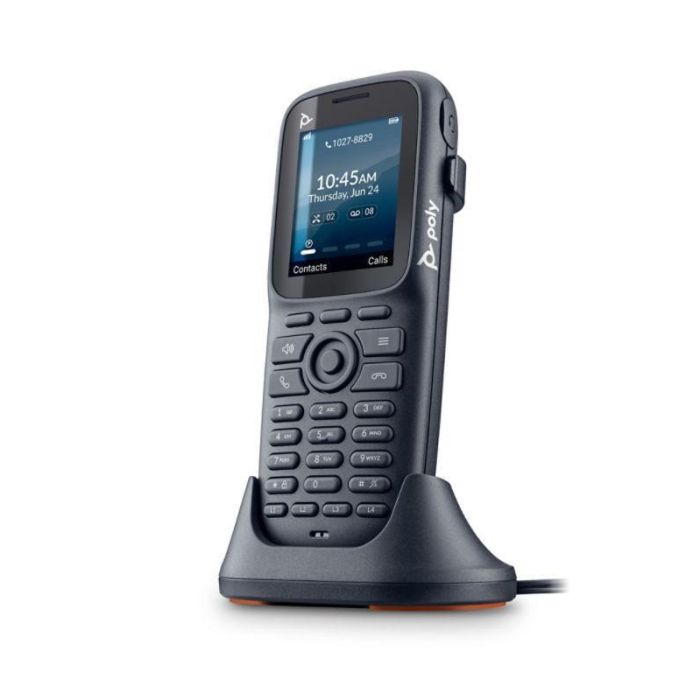 Poly B1 DECT Base Station con Auricular Inalámbrico Rove, 2.4" LCD, Full-duplex, DECT, IP65, Antimicrobiano Microban