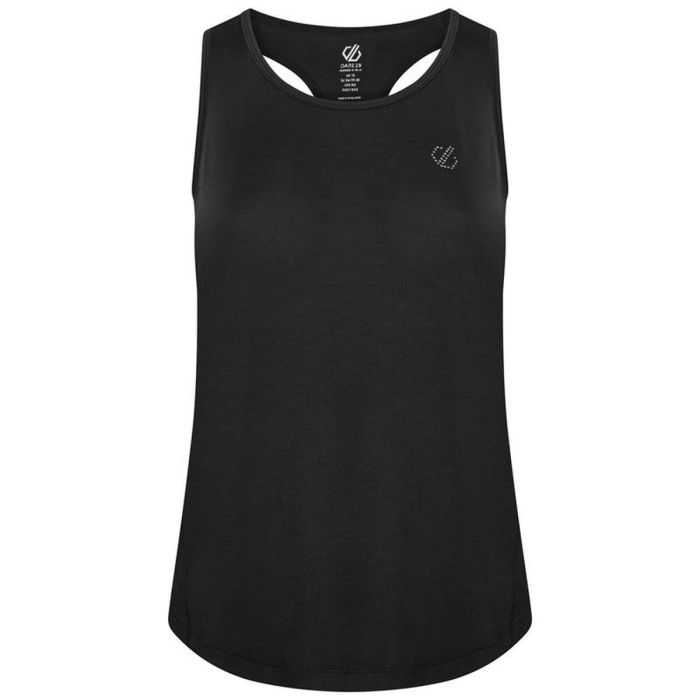 Camiseta de Tirantes Mujer Dare 2b Agleam Blanco Negro 0 Camiseta de Tirantes Mujer Dare 2b Agleam Blanco Negro 0