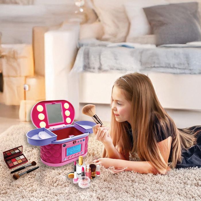 V-Tech 80-581822 Kidisecrets Mi Maletín Secreto de Maquillaje con Espejo, Alarma y Minijuegos Educativos 3