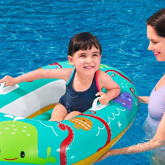 Bestway Manguitos Hinchables Decorados Seguridad Bebe 25x15 cm +3 a 6 Años Playa y Piscina 32273 1