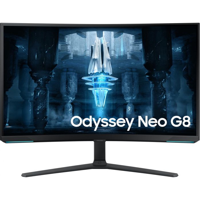 Samsung LS32BG850NPX Monitor Gaming 32 Pulgadas, 4K UHD, Mini-LED, Quantum HDR 2000, 240Hz, 1ms, Curvo 1000R, Freesync Premium Pro, G-Sync Compatible, Blanco 1