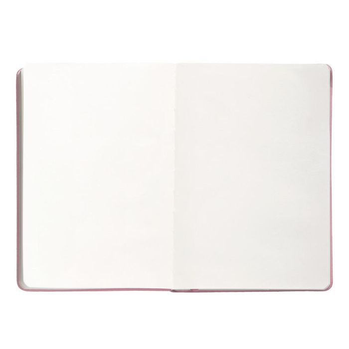 Cuaderno Con Gomilla Antartik Notes Tapa Dura A5 Hojas Lisas Rosa Pastel 100 Hojas 80 gr Fsc 7