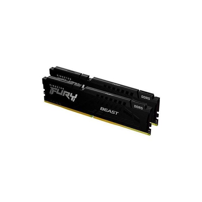 Kingston FURY Beast DDR5 16GB (2x8GB) 5600 MT/s DIMM para PC | Overclocking Intel XMP 3.0 & AMD EXPO, Disipador Perfil Bajo Kingston FURY Beast DDR5 16GB (2x8GB) 5600 MT/s DIMM para PC | Overclocking Intel XMP 3.0 & AMD EXPO, Disipador Perfil Bajo