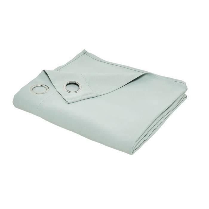 Cortina opaca lisa TODAY Essential - 140 x 240 cm - Celadon 2 Cortina opaca lisa TODAY Essential - 140 x 240 cm - Celadon 2